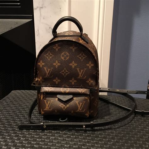 lv backpack mini with puff|LOUIS VUITTON Monogram Palm Springs Backpack Mini.